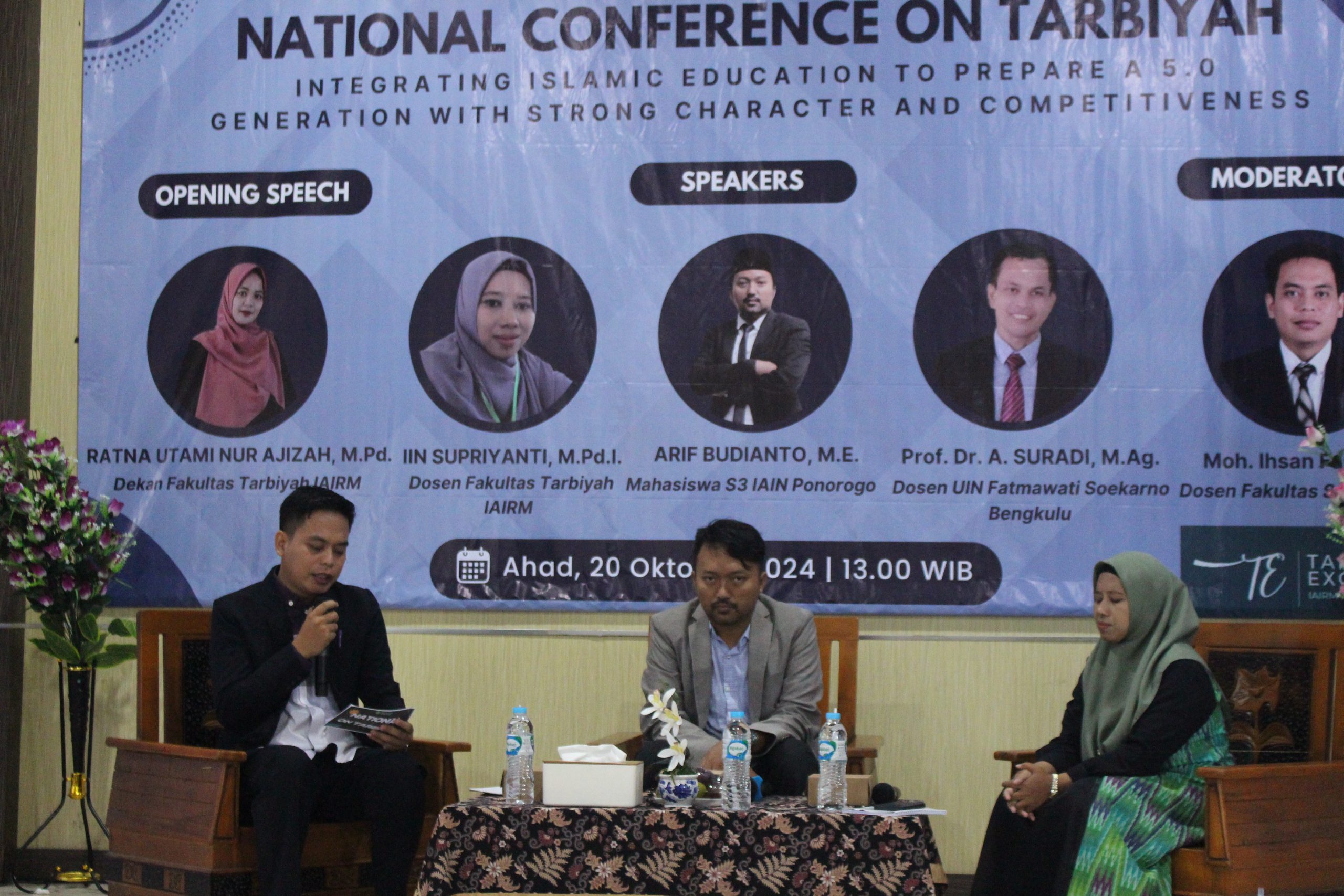 NATIONAL CONFERENCE ON TARBIYAH INTEGRATING ISLAMIC EDUCATION TO PREPARE  A 5.0 GENERATION WITH STRONG CHARACTER AND COMPETITIVENESS